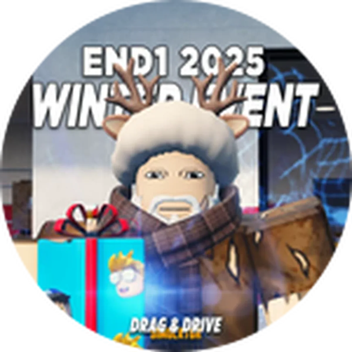 ไอคอน Badge Ending 1: Winter Holiday Event 2025! ของ Drag Drive Simulator