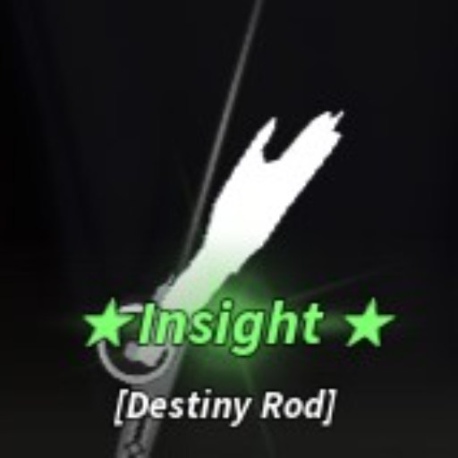 Destiny Rod ในช่องเก็บคันเบ็ดของ Fisch