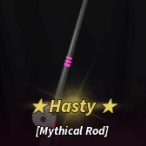 Mythical Rod ในช่องเก็บคันเบ็ดของ Fisch