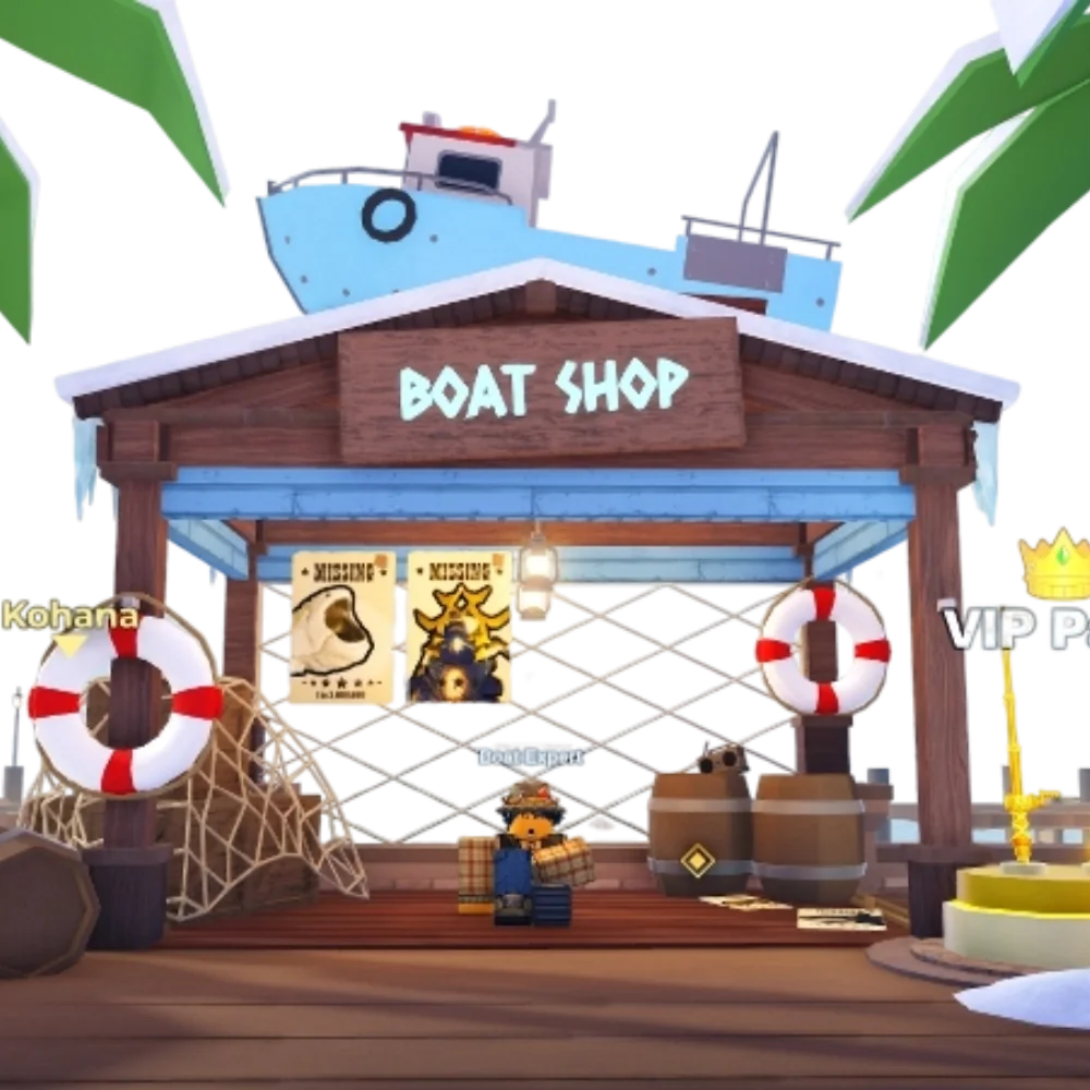ภาพประกอบ Boat Shop จาก Fish It! Wiki ชุมชน
