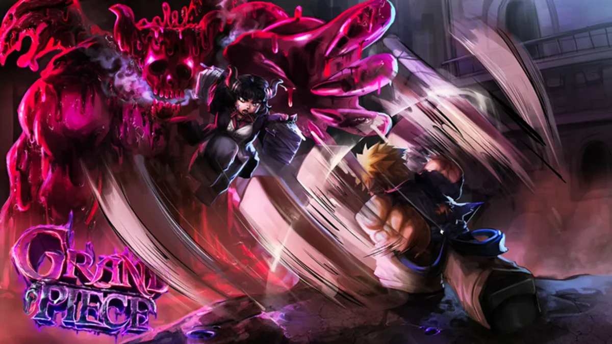 ภาพโปรโมต Grand Piece Online แสดงพลังสีชมพูในการต่อสู้