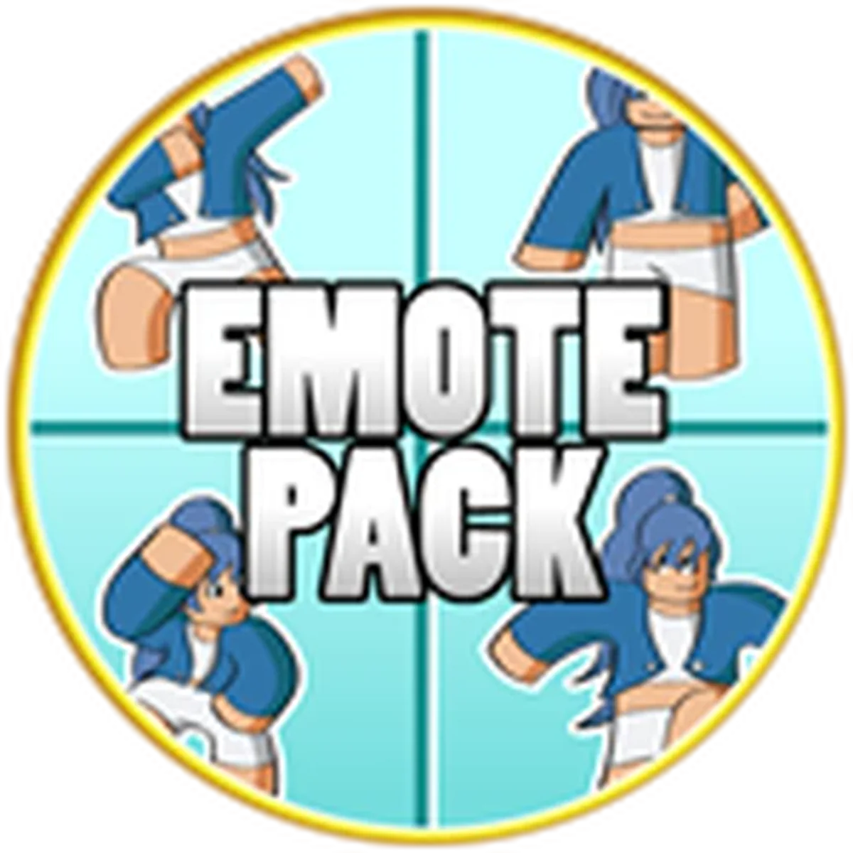 ไอคอน Game Pass Emote Pack #1 จาก Roblox; อาจใช้ภาพร่วมกับ Pass อื่น