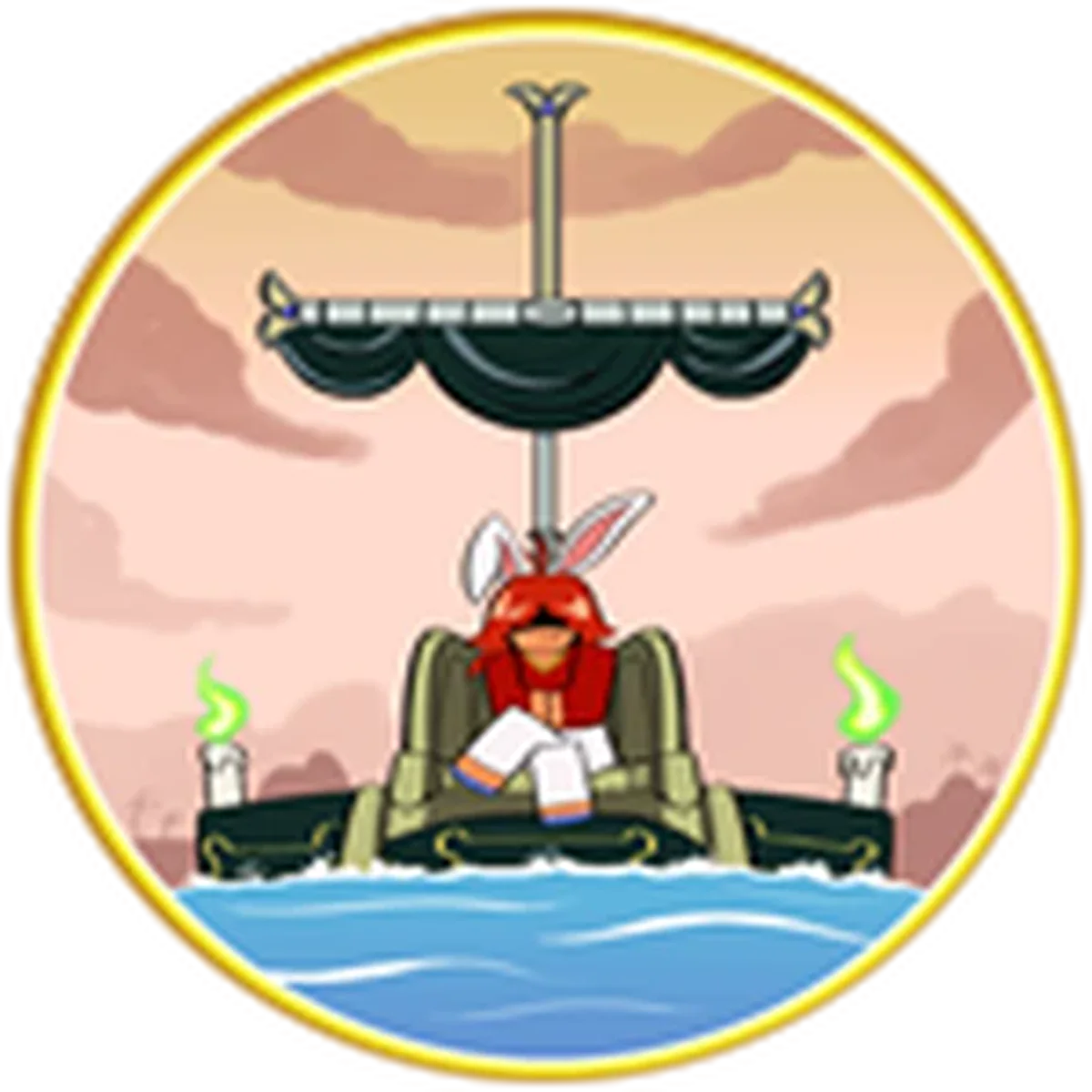 ไอคอน Game Pass Coffin Boat จาก Roblox; อาจใช้ภาพร่วมกับ Pass อื่น