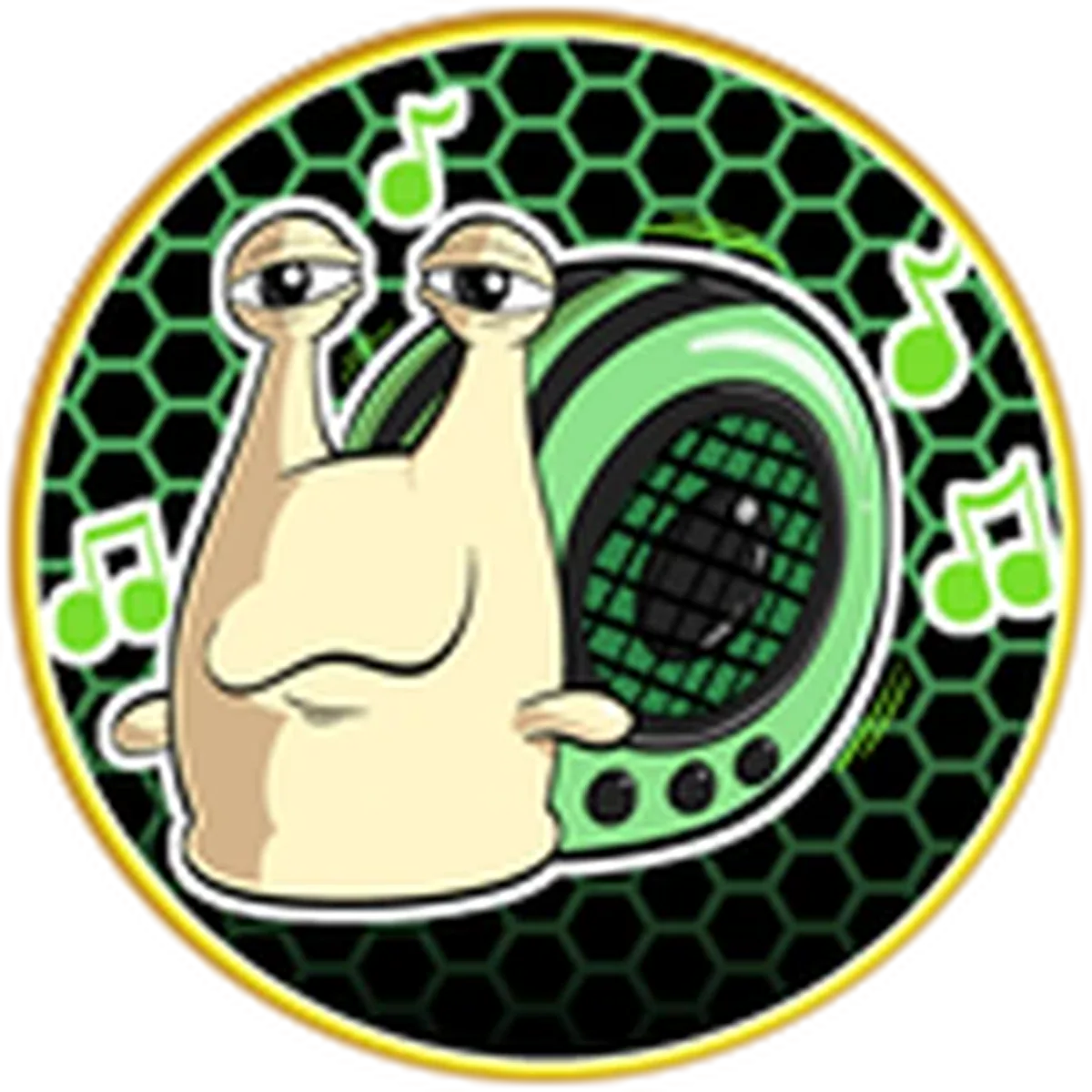 ไอคอน Game Pass Music Snail จาก Roblox; อาจใช้ภาพร่วมกับ Pass อื่น
