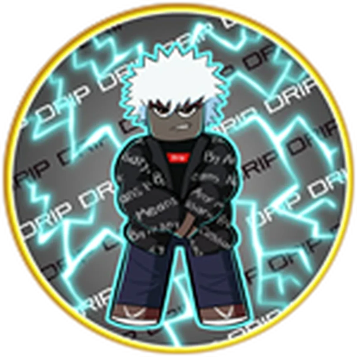 ไอคอน Game Pass Drippy Fit จาก Roblox; อาจใช้ภาพร่วมกับ Pass อื่น
