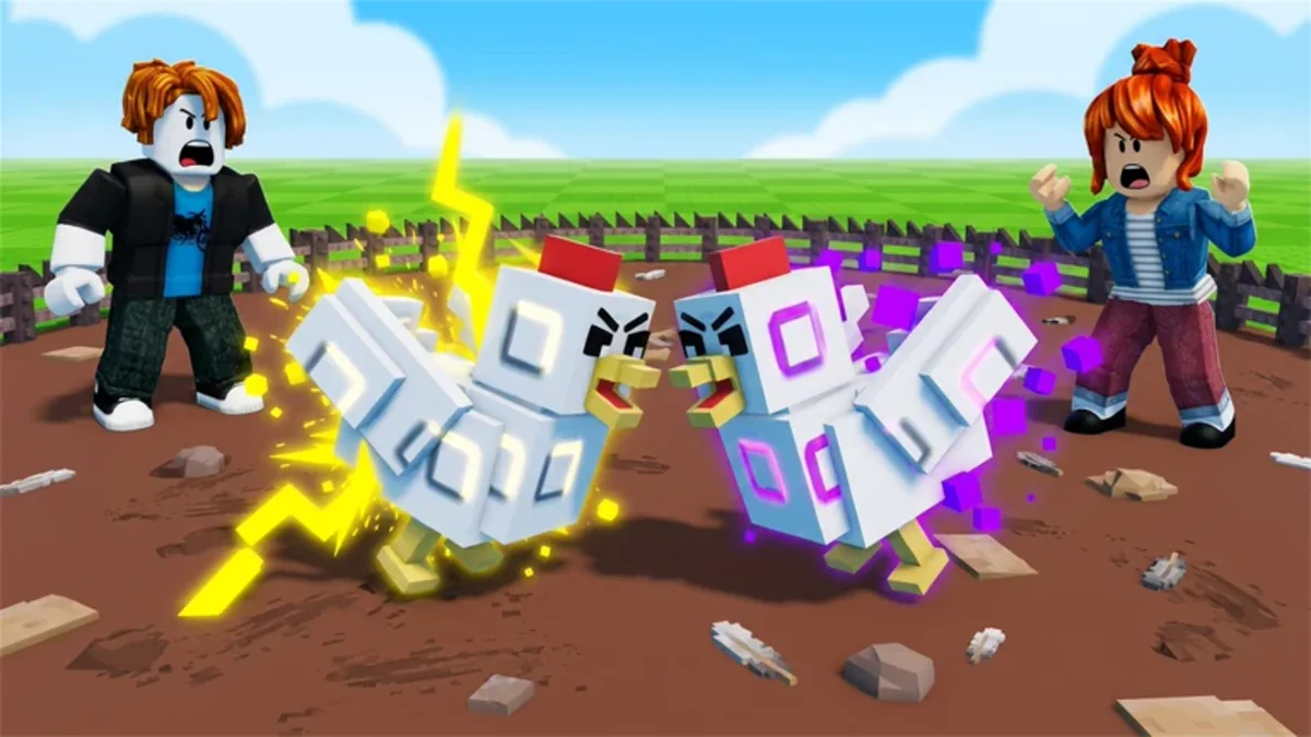 ภาพโปรโมต Grow a Chicken Fighter ทางการ 1 จาก Roblox สำหรับ Grow a Chicken Fighter Wiki