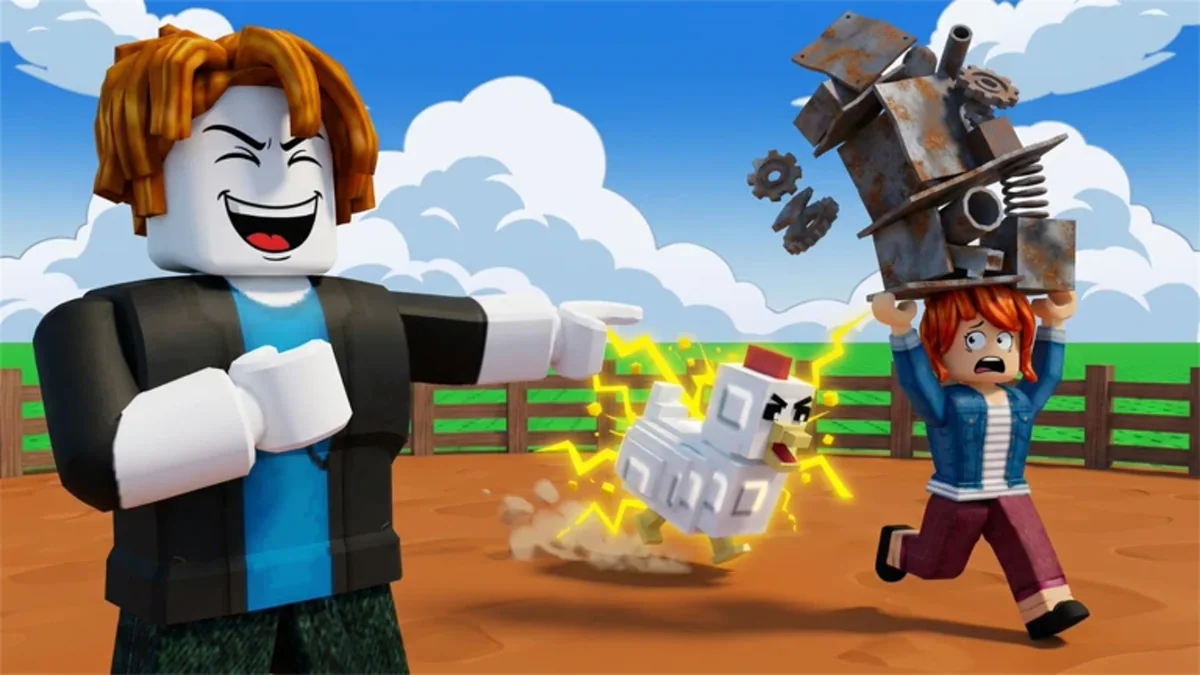 ภาพโปรโมต Grow a Chicken Fighter ทางการ 2 จาก Roblox สำหรับ Grow a Chicken Fighter Wiki