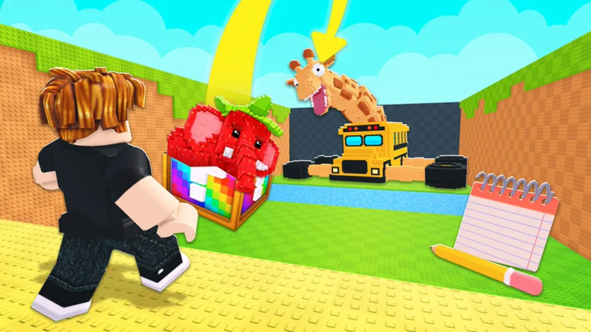 ภาพ Event Back To School 2! ทางการ จาก Roblox สำหรับ Kick a Lucky Block Wiki