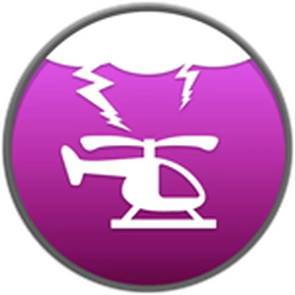 ไอคอน Badge GET TO THE CHOPPA! ทางการของ Natural Disaster Survival