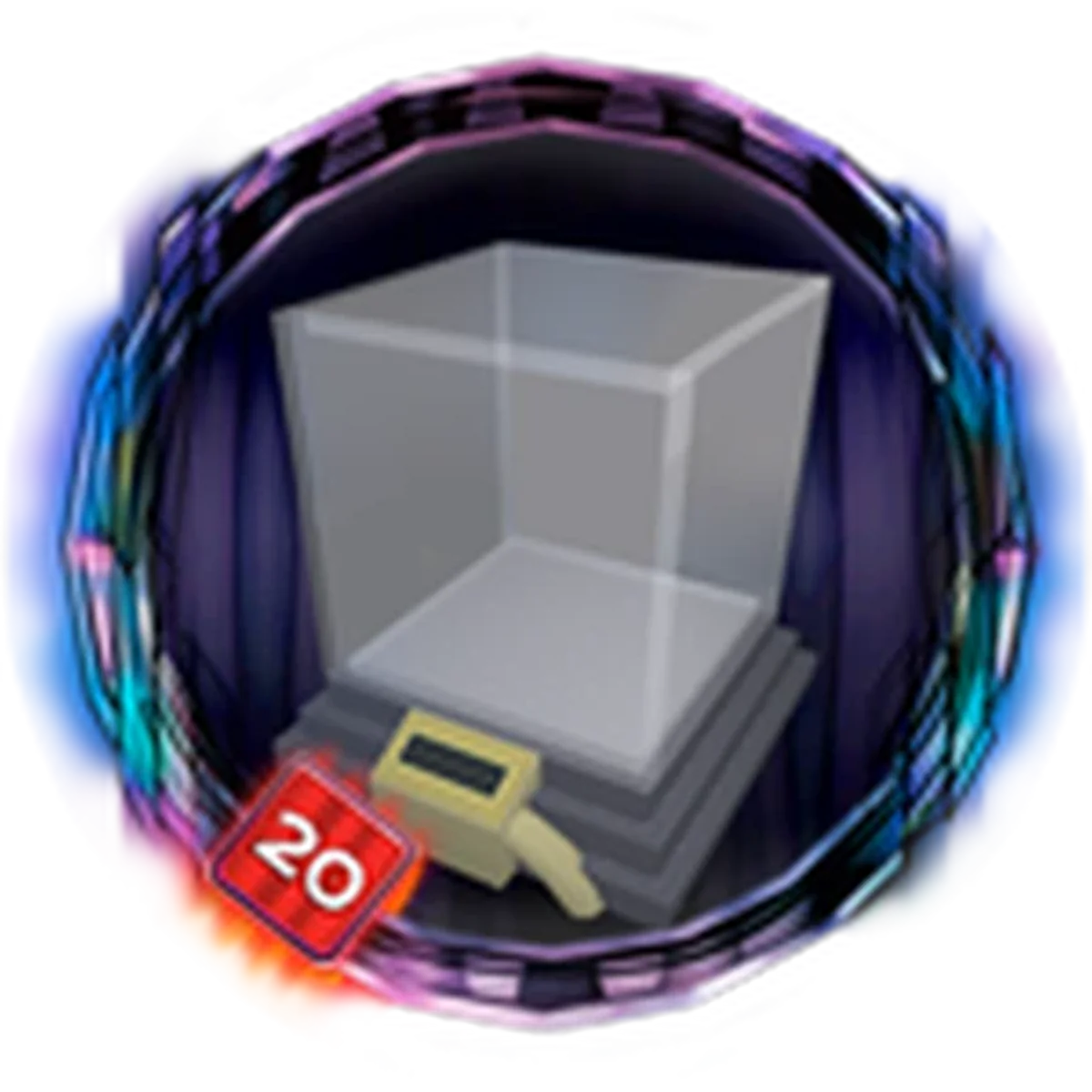 ไอคอน Badge Roblox 20 Secret Quest - Hat Donation Box ทางการของ Natural Disaster Survival