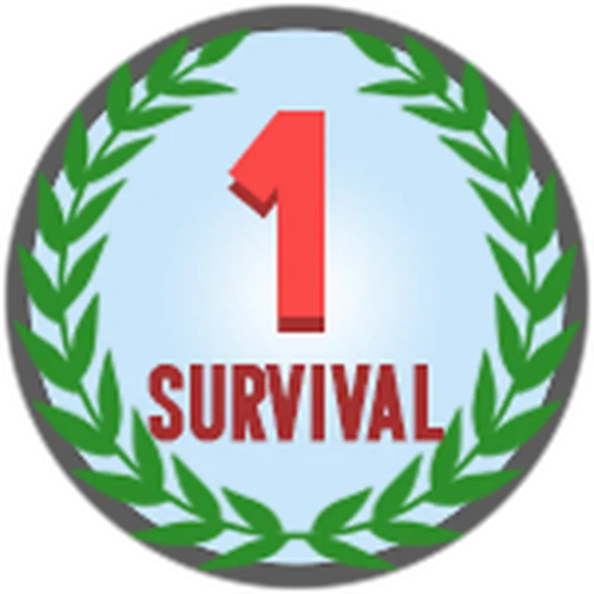 ไอคอน Badge Survived a Disaster ทางการของ Natural Disaster Survival