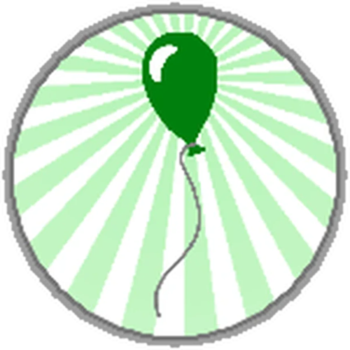 ไอคอน Pass Green Balloon ทางการของ Natural Disaster Survival