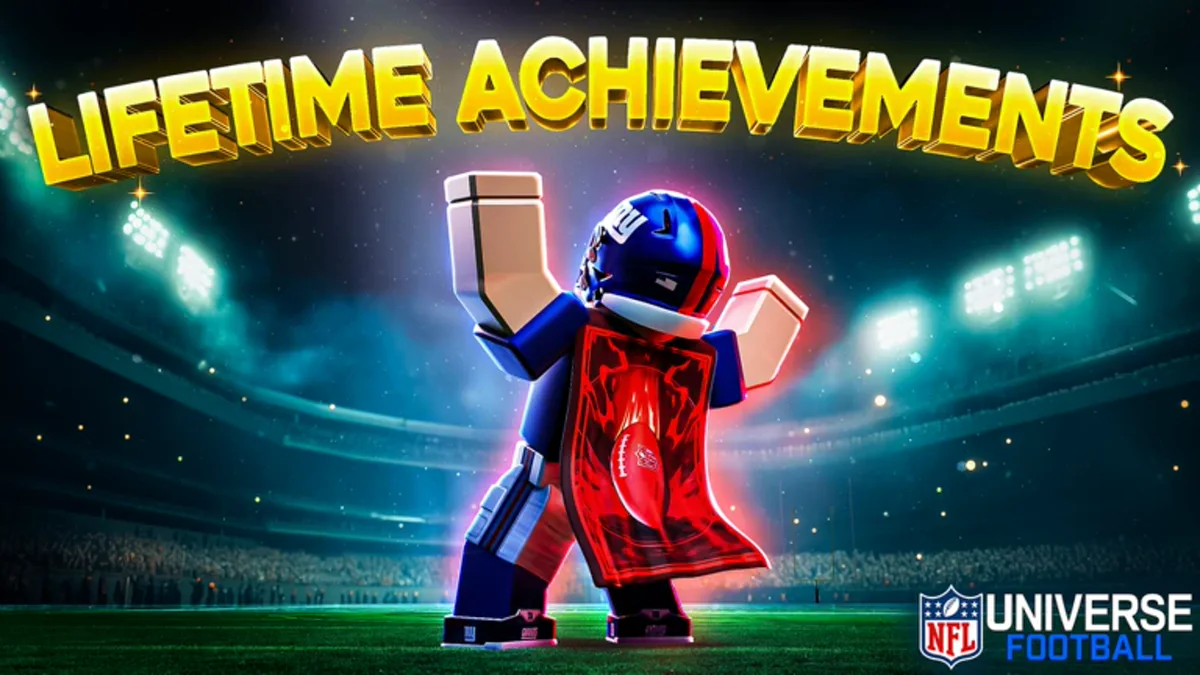 โปสเตอร์ Event Lifetime Achievements จาก NFL Universe Football