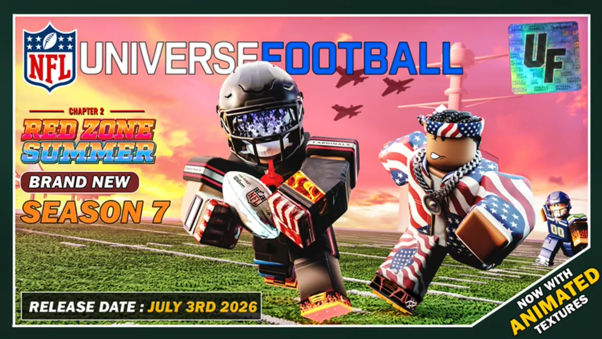 โปสเตอร์ Event RED ZONE SUMMER & JULY 4 จาก NFL Universe Football