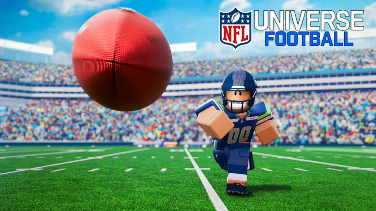 ภาพ Media NFL Universe Football แสดงผู้เล่นกำลังขว้างบอลในสนาม