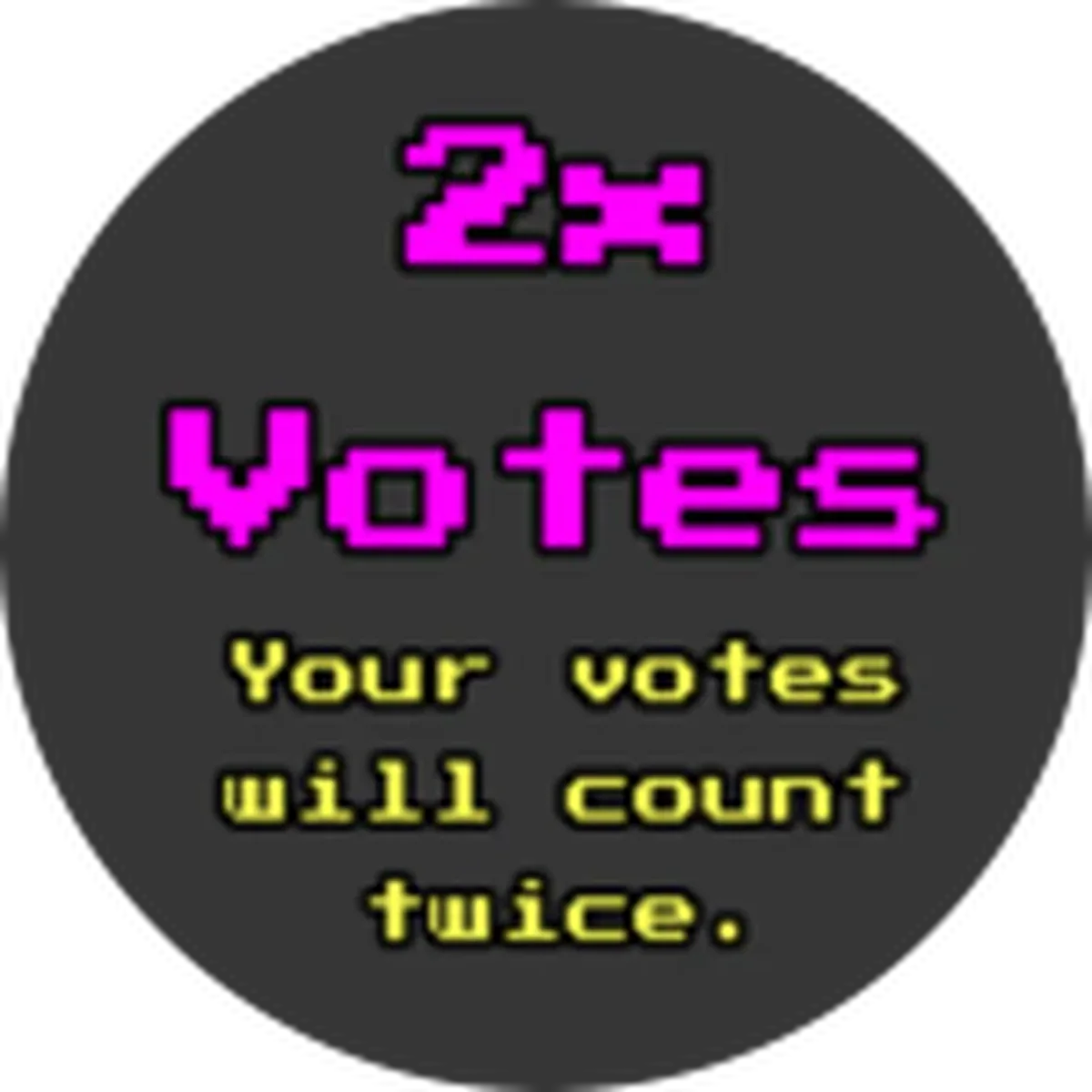 ไอคอน Pass Double Voting Value ทางการ จาก Roblox สำหรับ One Tap Wiki