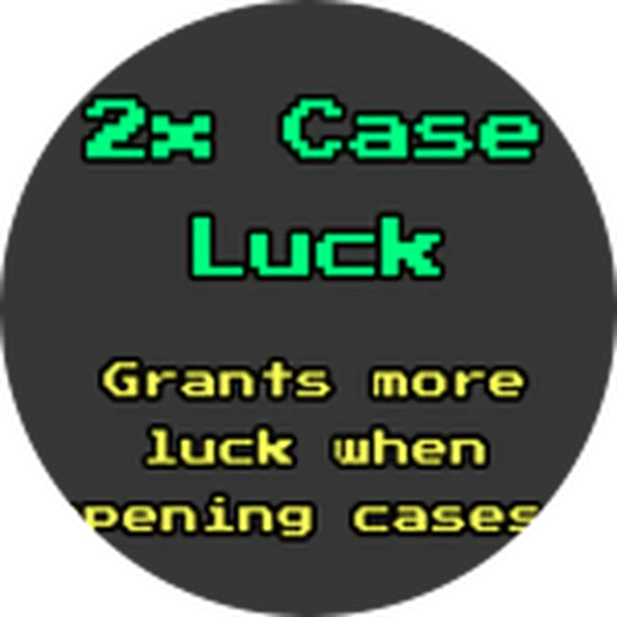 ไอคอน Pass 2x Case Luck ทางการ จาก Roblox สำหรับ One Tap Wiki