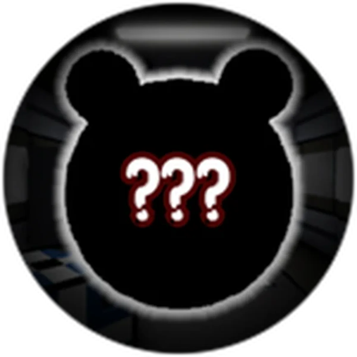 ไอคอน Secret Badge เป็นเงาหัว Piggy และเครื่องหมายคำถามสีแดง