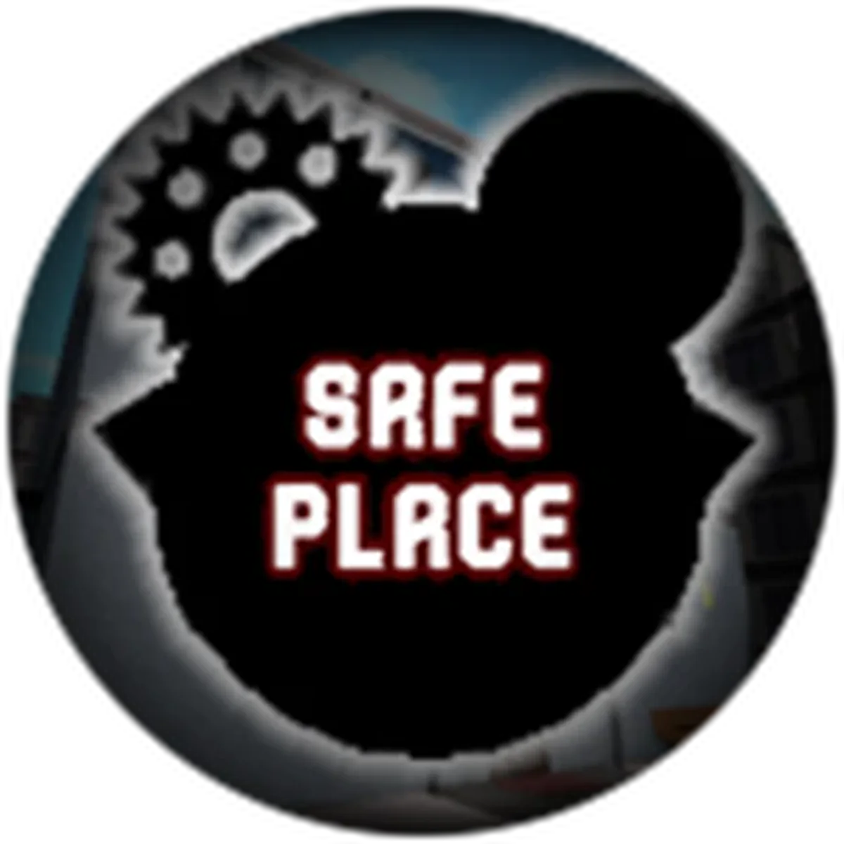 ไอคอน Badge Completed Safe Place เป็นเงาตัวละครเข้มกับชื่อด่านหรือ ending