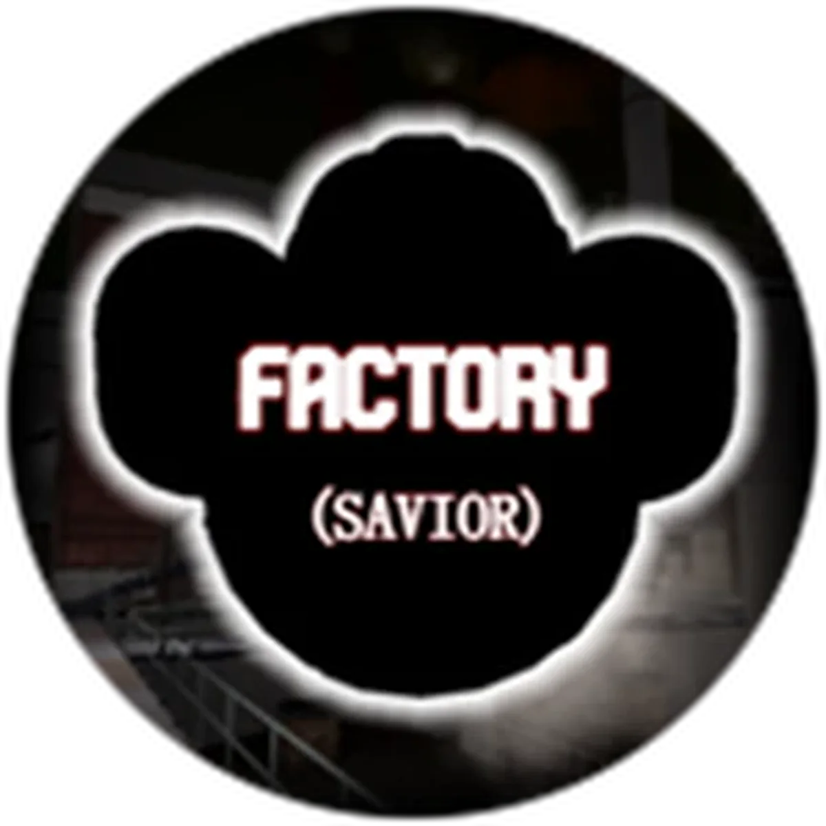 ไอคอน Badge Completed Factory (Savior Ending) เป็นเงาตัวละครเข้มกับชื่อด่านหรือ ending