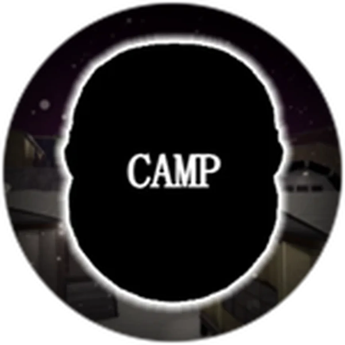 ไอคอน Badge Completed Camp เป็นเงาตัวละครเข้มกับชื่อด่านหรือ ending
