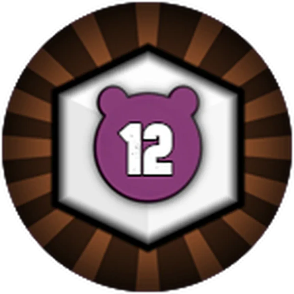 ไอคอน Build Map Slot 12 เป็นตราหัว Piggy กับหมายเลขช่องแมพ