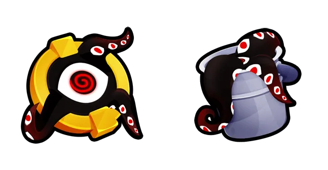ไอคอน Nightmare รูปดวงตาทางซ้าย และกระป๋อง Nightmare Fuel ทางขวา
