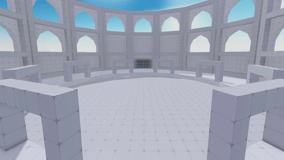 ภาพประกอบ Boss Arena จาก Roblox Rivals Wiki ชุมชน