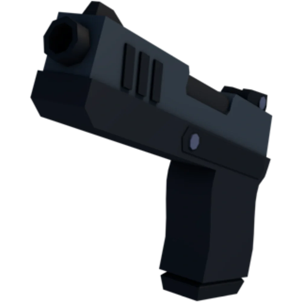 ภาพประกอบ Handgun จาก Roblox Rivals Wiki ชุมชน