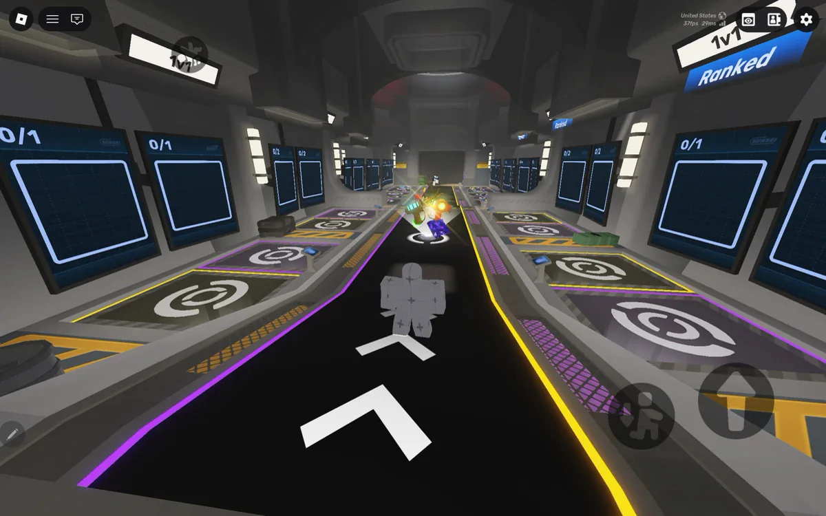 ภาพประกอบ Lobby จาก Roblox Rivals Wiki ชุมชน