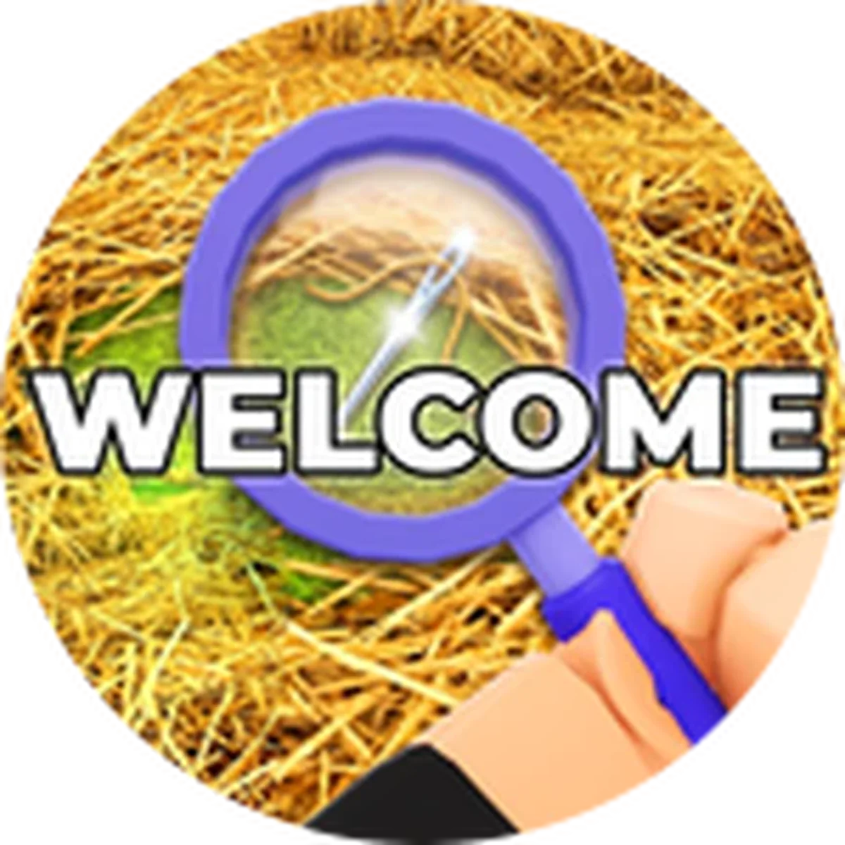 ไอคอน Badge Welcome ทางการ จาก Roblox สำหรับ Search For The Needle Wiki