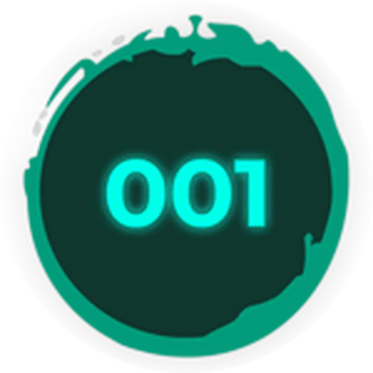 ไอคอน Badge Play as 001 ทางการ จาก Roblox สำหรับ Squid Game X Wiki