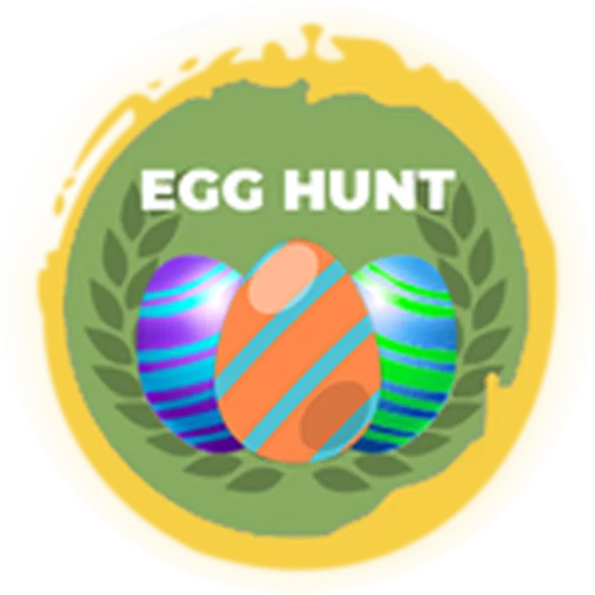 ไอคอน Badge Easter Egg Hunt 2026 ทางการ จาก Roblox สำหรับ Squid Game X Wiki