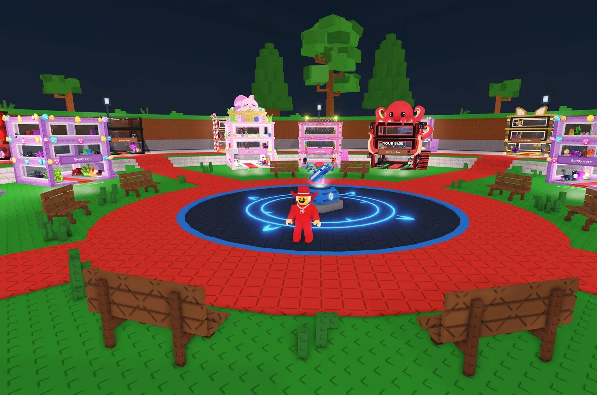 ภาพประกอบ Trade Plaza จาก Steal a Brainrot Wiki ชุมชน
