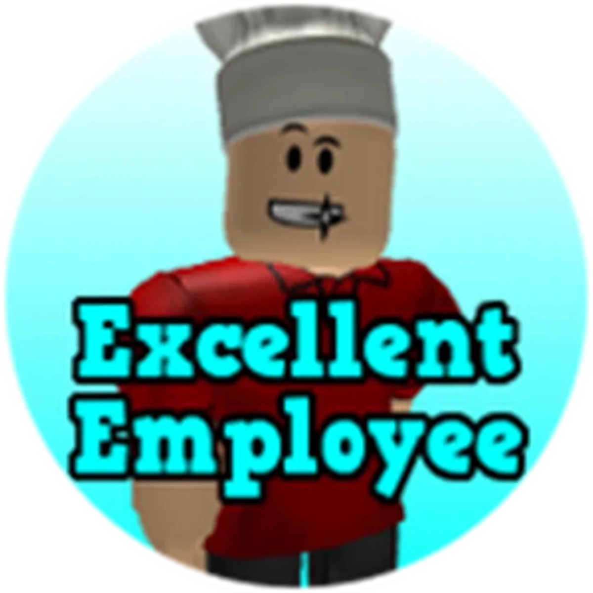ไอคอน Excellent Employee เป็นตัวละครเชฟสวมหมวกสีขาว