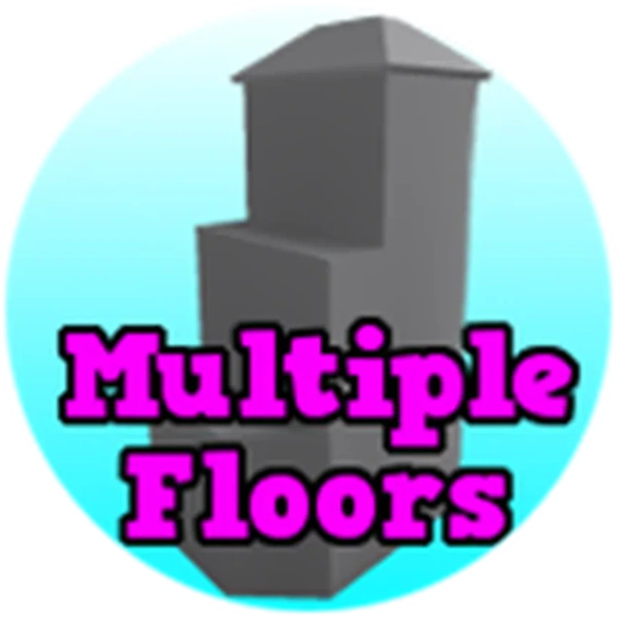 ไอคอน Multiple Floors แสดงอาคารหลายชั้น