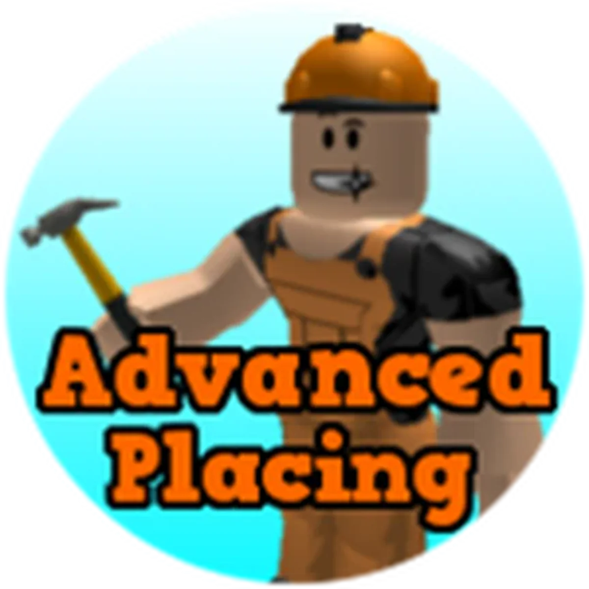 ไอคอน Advanced Placing แสดงตัวละครช่างก่อสร้าง