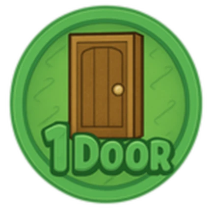 ภาพทางการ ROB IT ไอคอน Badge Break a Door พร้อมสัญลักษณ์เป้าหมาย/ตัวเลข · Badge Break a Door · 3377129436547994