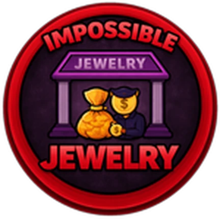 ภาพทางการ ROB IT ไอคอน Badge Impossible Jewelry พร้อมสัญลักษณ์เป้าหมาย/ตัวเลข · Badge Impossible Jewelry · 1720579918806536
