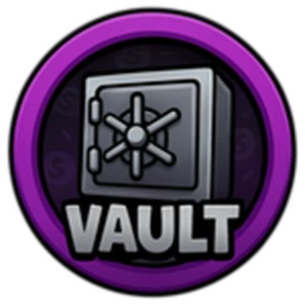 ภาพทางการ ROB IT ไอคอน Badge Vault พร้อมสัญลักษณ์เป้าหมาย/ตัวเลข · Badge Vault · 104967128570121