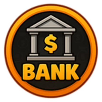 ภาพทางการ ROB IT ไอคอน Badge Bank พร้อมสัญลักษณ์เป้าหมาย/ตัวเลข · Badge Bank · 3395294102183297
