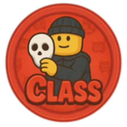 ภาพทางการ ROB IT ไอคอน Badge Purchase Any Class พร้อมสัญลักษณ์เป้าหมาย/ตัวเลข · Badge Purchase Any Class · 298947286221119