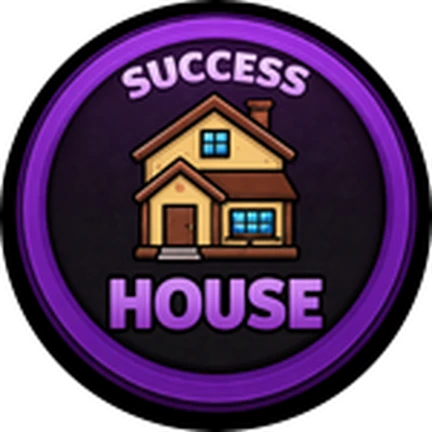ภาพทางการ ROB IT ไอคอน Badge House Completed พร้อมสัญลักษณ์เป้าหมาย/ตัวเลข · Badge House Completed · 3946718529373426