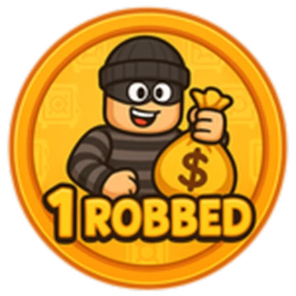 ภาพทางการ ROB IT ไอคอน Badge 1 Robbed พร้อมสัญลักษณ์เป้าหมาย/ตัวเลข · Badge 1 Robbed · 1876862854532097
