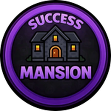 ภาพทางการ ROB IT ไอคอน Badge Mansion Completed พร้อมสัญลักษณ์เป้าหมาย/ตัวเลข · Badge Mansion Completed · 1305267867780619