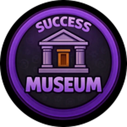ภาพทางการ ROB IT ไอคอน Badge Museum Completed พร้อมสัญลักษณ์เป้าหมาย/ตัวเลข · Badge Museum Completed · 4101792076941540