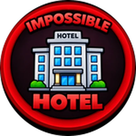 ภาพทางการ ROB IT ไอคอน Badge Impossible Hotel พร้อมสัญลักษณ์เป้าหมาย/ตัวเลข · Badge Impossible Hotel · 4022640149567351