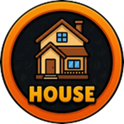 ภาพทางการ ROB IT ไอคอน Badge House พร้อมสัญลักษณ์เป้าหมาย/ตัวเลข · Badge House · 415331649026620