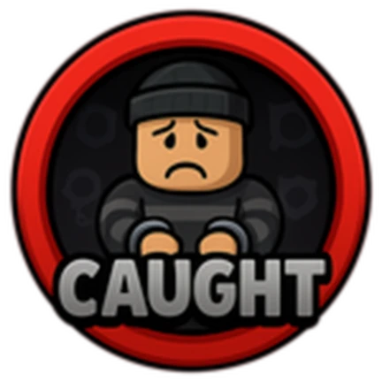 ภาพทางการ ROB IT ไอคอน Badge Caught พร้อมสัญลักษณ์เป้าหมาย/ตัวเลข · Badge Caught · 3556962313444473