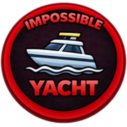 ภาพทางการ ROB IT ไอคอน Badge Impossible Yacht พร้อมสัญลักษณ์เป้าหมาย/ตัวเลข · Badge Impossible Yacht · 2491636372031700